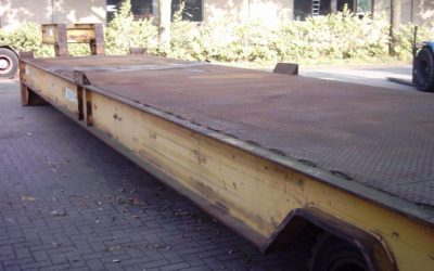 Roltrailer met vaste gooseneck